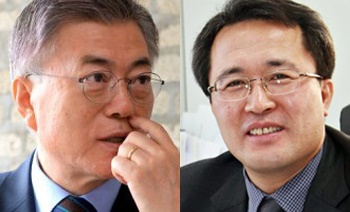 문재인 대통령(사진왼쪽), 문성유 전 한국자산관리공사(KAMCO, 캠코) 사장(사진오른쪽)